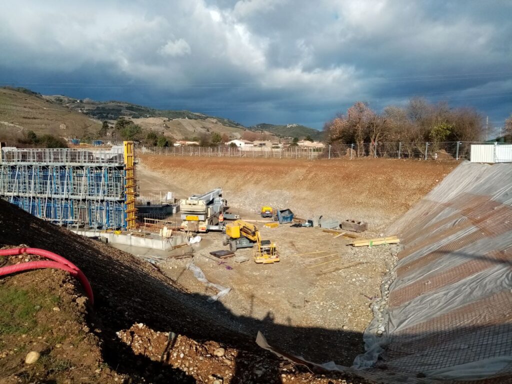 Chantier déviation de Saint-Péray
